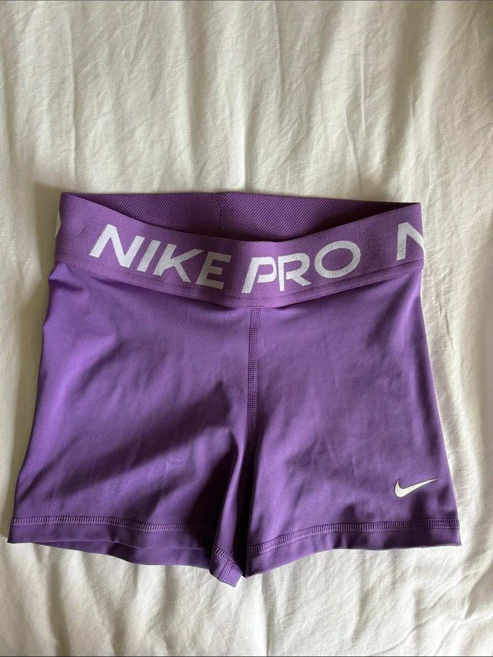 Nike Pro Purple Performance Bike Shorts